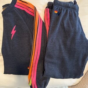 Aviator Nation 5 Stripe sweat set